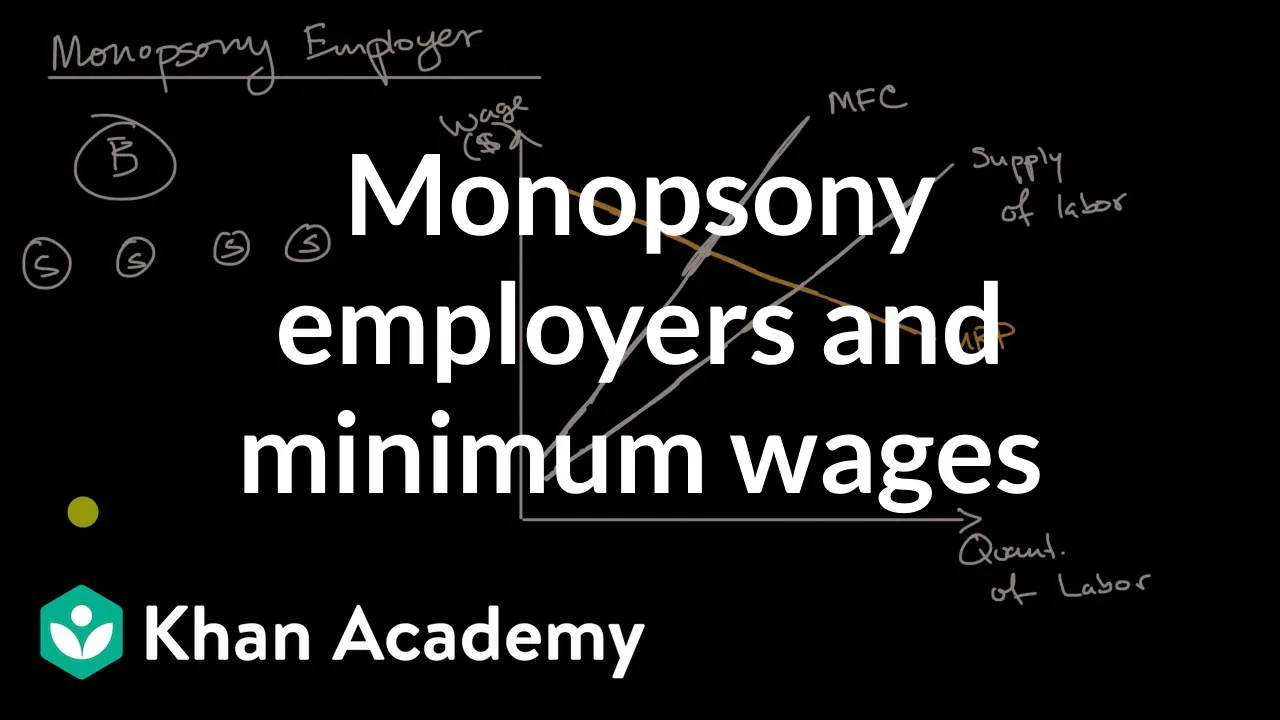 How Minimum Wages Affect Monopsony Employers: Economics Explained