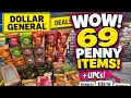 Wow I scored 69 penny items at Dollar General visuals UPC S