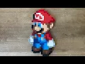 Mario - Super Mario RPG Legend of the Seven Stars Perler Bead Timelapse