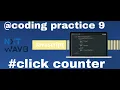 Javascript coding practice 9 click counter nxtwave ccbp 4 0