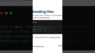 File handling in python - code anatomy