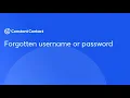 Forgotten username or password Constant Contact