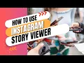 Instagram Story Viewer Guide - Watch Stories Anonymously