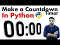 Make a Countdown Timer with Python Programming For Beginners