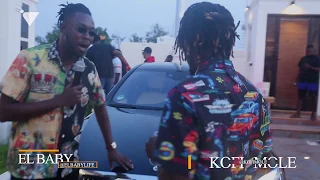 kofi mole shows off mansion s class s560 maybach medikal on pull up with el baby top shella bts