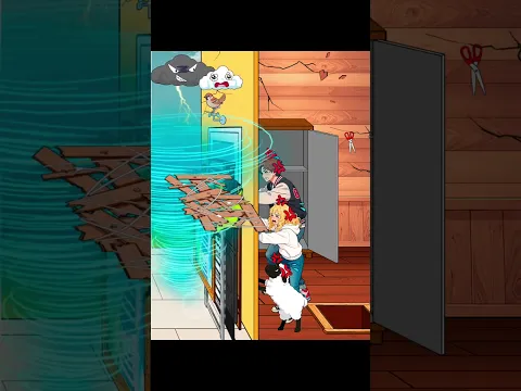 reinforce the door to block the tornado #shorts #puzzlechallenge #puzzle #games