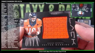 Panini Black Football 5 Box Case PYT Staxx Packz LLC
