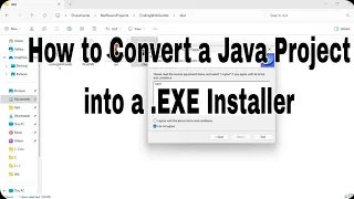 Convert Java Project to EXE Installer Step-by-Step Guide Java Deployment Tutorial