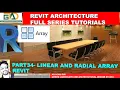 PART 34 LINEAR AND RADIAL ARRAY IN REVIT Revit Architecture full series tutorial