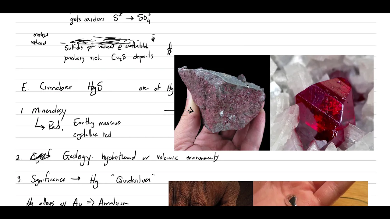 Mineralogy: Lecture 32, Sulfides