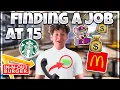 Finding a Job at 15 Heres What happened