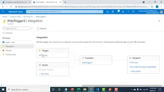 Azure Function HTTP Trigger Part2