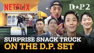 Download Surprising the D.P. 2 cast and crew with a snack truck [ENG SUB] MP3