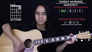 Download Sunday Morning Guitar Cover Acoustic - Maroon 5 🎸 |Tabs + Chords| MP3