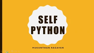 Python self variable