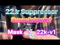 Banish 22k-v1 vs Dead Air Mask - 22lr Silencer Smackdown Ep 2