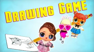 LOL Surprise Dolls Drawing Game! With Suite Princess, Posh, and Teacher's Pet | LOL Dolls Families