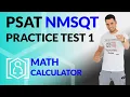 PSAT Math Practice Test 1 Calculator In Real Time