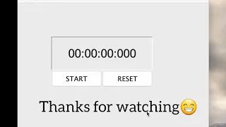 StopWatch Using language