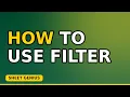 How to Use FILTER Function in Excel Dynamic Arrays Explained 2026