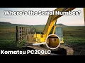 KOMATSU EXCAVATOR SERIAL NUMBER SEARCH - CONEQUIP PARTS