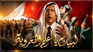 لبيك يا علم العروبة   محمد سلمان التصوير الأصلي الملون تلفزيون الجمهورية العراقية ١٩٨٠ م بصوت واضح دندنها