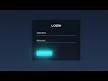 How To Create Login Form With Neon Button Using HTML and CSS