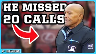 CB Bucknor missed 20 calls in one game a breakdown