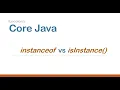instanceof vs isInstance in Java