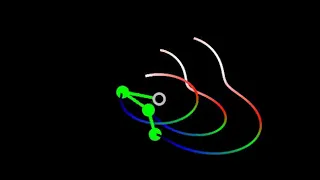 Triple Pendulum Animation in gnuplot using Fortran90