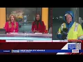 Don Dare shares live update on snow conditions on Winfield Dunn Parkway in Sevierville