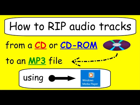 Download MP3 How to RIP audio tracks from any CD or CD-ROM using Windows Media Player.
