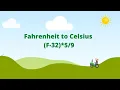C Program to convert temperature Fahrenheit to Celsius