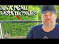 How To Install TimberTech Classic Composite Rail Kits Dr Decks