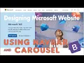 Bootstrap 104 Designing Microsoft Website using Bootstrap only