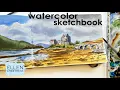 Download Lagu Watercolor landscape sketchbook tutorial