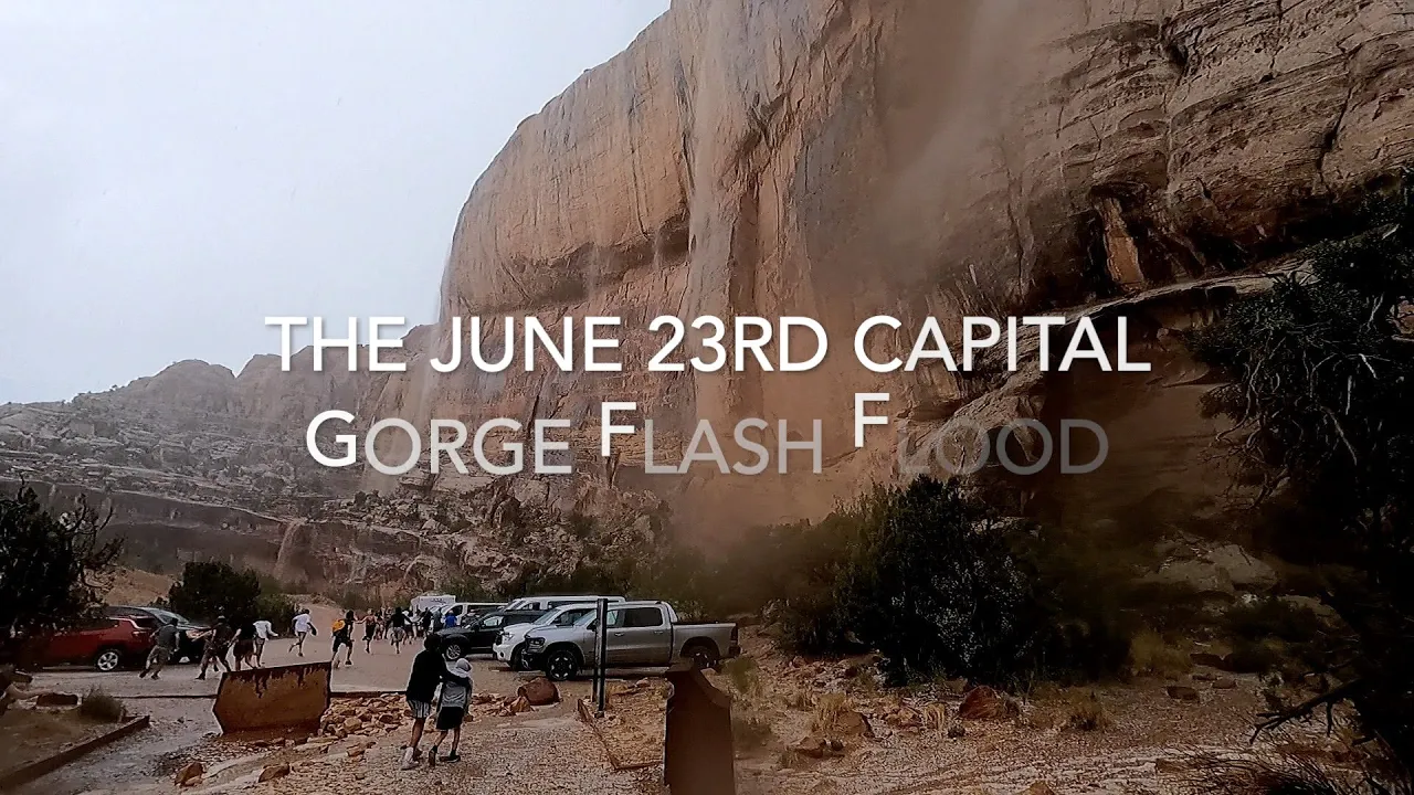 Our Capitol Gorge Flash Flood Rescue on June 23rd 2022