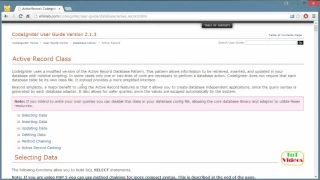PHP Codeigniter - Creating first model