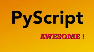 Make an App with Python and HTML using PyScript - Why does it matter