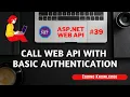 ASP NET Web API Tutorial Call Web API with Basic Authentication in jQuery AJAX