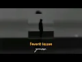 Download Lagu yaeow - favorit lesson (speed up)