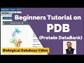 PDB Database Tutorial - A Beginners Guide