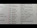 Synonyms in English cheat merry coarse rough depend rely despise