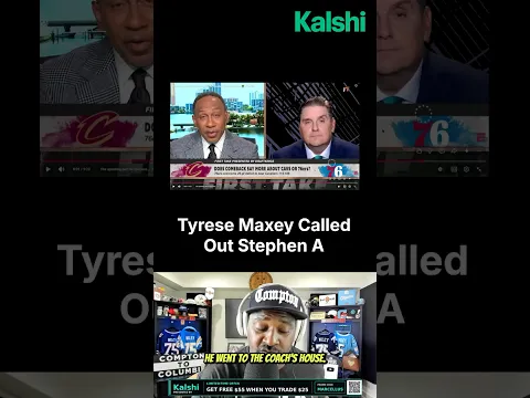 Stephen A. Smith just got CALLED OUT by Tyrese Maxey