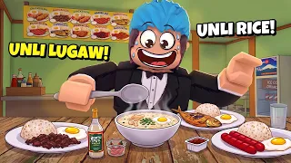 NA BUSOG NA KINILIG PA SA PAGKAIN NG LUGAW | ROBLOX | Karinderya RP