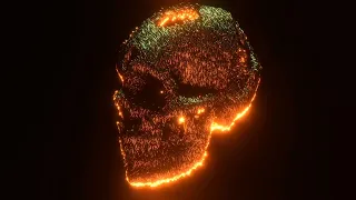 Skull 3 hours wallpaper screen background screensaver