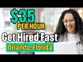 Urgent Immediate Hire Jobs in Orlando FL