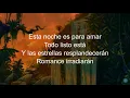 Esta Noche es Para Amar letra