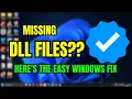 DLL Errors Got You Down Easy Fix for Windows