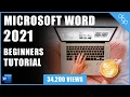 Microsoft Word 2021 Beginners Tutorial